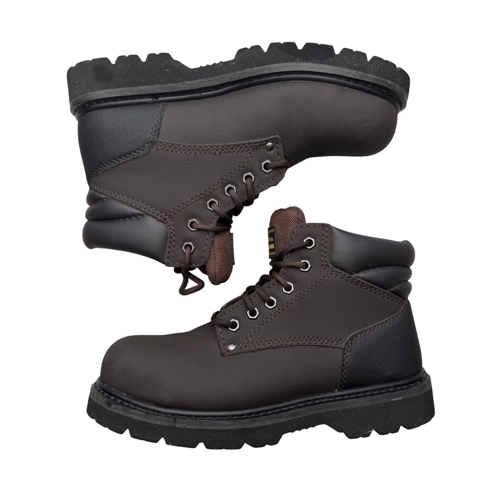Altra Industrial Steel Toe Work Boots Brown CSA Safety‎ Rugged Workwear Mens 7
